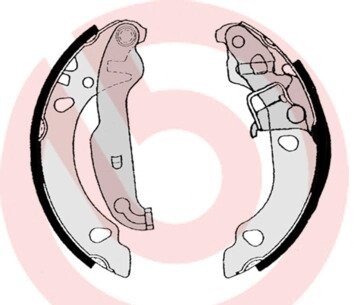 Гальмівні колодки барабанні BREMBO S24 530