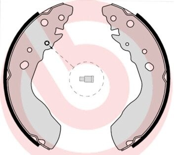 Гальмівні колодки барабанні BREMBO S 79 522