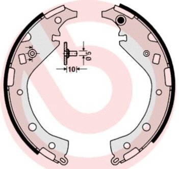 Комплект тормозных колодок BREMBO S 83 549