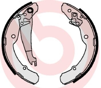 Гальмівні колодки барабанні BREMBO S 85 516