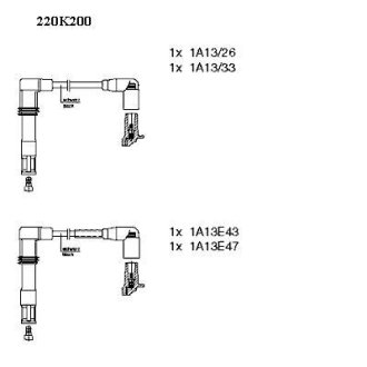 Комплект проводов зажигания BREMI 220K200