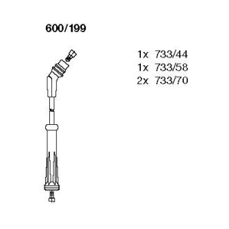 Комплект проводов зажигания BREMI 600/199