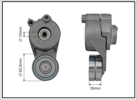 Натяжник паска приводного OM642 DB Sprinter 3.0 Cdi 06- CAFFARO 130000SP