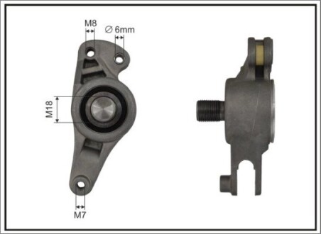 Натяжник паска приводного MB OM601/602/603 CAFFARO 131205SP