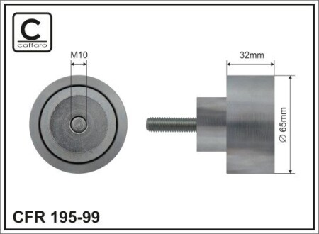 Ролик ремня CAFFARO 195-99