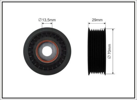 Ролик ремня CAFFARO 489-99