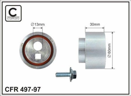 Натяжний ролик ременю ГРМ CAFFARO 497-97