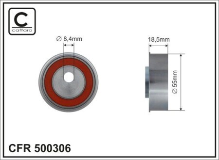 Ролик CAFFARO 500-306