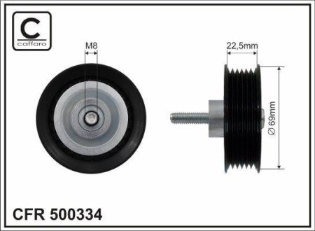 Ролик CAFFARO 500-334
