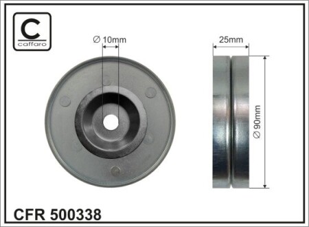 Ролик CAFFARO 500-338