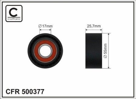 Ролик CAFFARO 500-377