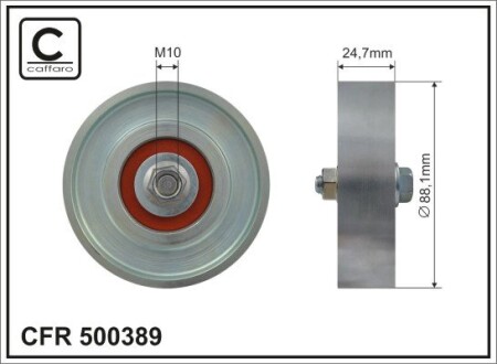 Ролик CAFFARO 500-389 (фото 1)