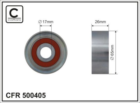 Ролик CAFFARO 500-405 (фото 1)