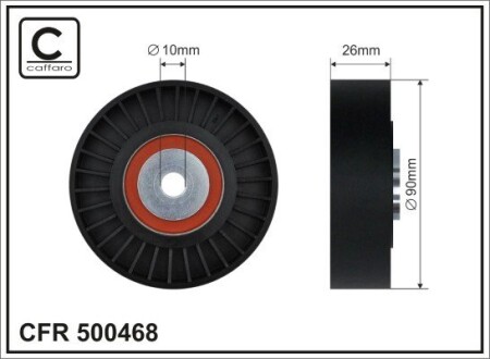 Ролик CAFFARO 500-468