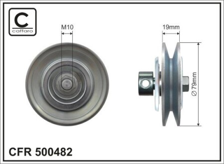 Ролик CAFFARO 500-482