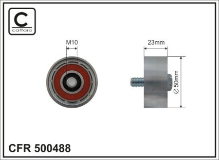 Ролик CAFFARO 500-488