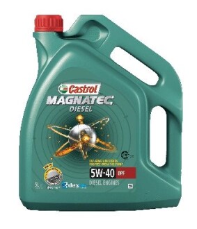 Олива двигуна 5L Magnatec Diesel 5W40 DPF CASTROL 1502BA