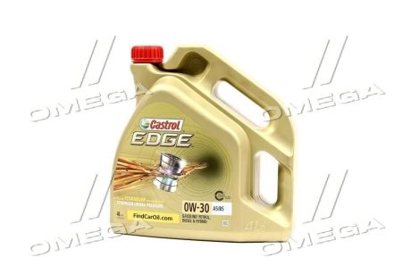 Олива моторна EDGE 0W-30 A5/B5 (Каністра 4л) CASTROL 1531B1