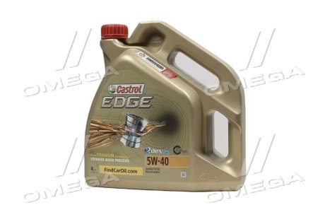 Олива мот 5W40 4L EDGE ACEA C3,API SN,RN0700/RN0710,VW502.00/505.00/505.01 CASTROL 1535F3