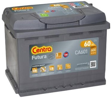 Стартерная аккумуляторная батарея Centra CA601