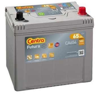 Стартерная аккумуляторная батарея Centra CA654
