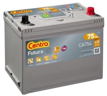 Стартерная аккумуляторная батарея Centra CA754