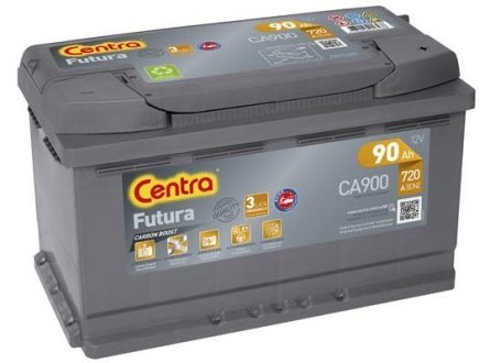 Стартерная аккумуляторная батарея Centra CA900 (фото 1)