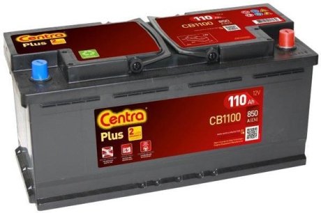 Стартерная аккумуляторная батарея Centra CB1100 (фото 1)