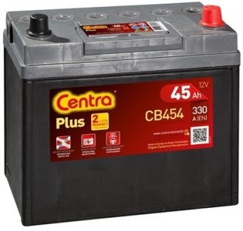 Стартерная аккумуляторная батарея Centra CB454 (фото 1)