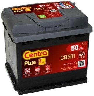 Стартерная аккумуляторная батарея Centra CB501 (фото 1)