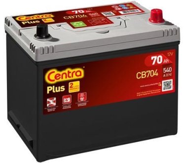 Стартерная аккумуляторная батарея Centra CB704 (фото 1)