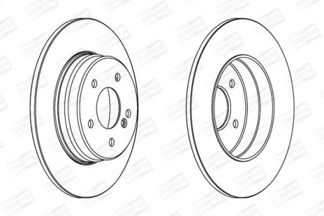 Диск гальмівний CHAMPION 562014CH