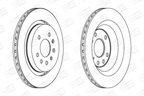 Диск гальмівний CHAMPION 562220CH
