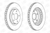 Диск тормозной передний (кратно 2) Jeep Compass (06-), Patriot (07-17)/ Mitsubishi ASX (09-) CHAMPION 562790CH (фото 2)