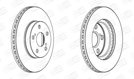 Диск гальмівний CHAMPION 562797CH