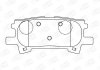 Колодки тормозные дисковые задние LEXUS RX (_U3_) 03-08|TOYOTA HARRIER (_U3_) 03-13 CHAMPION 572621CH (фото 1)