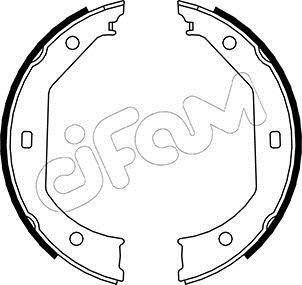 Комплект тормозных колодок, стояночная тормозная система CIFAM 153-017