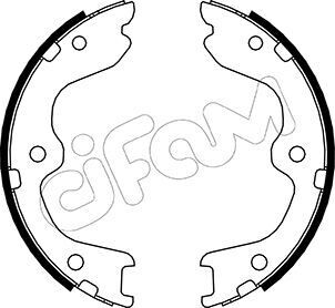 Комплект тормозных колодок, стояночная тормозная система CIFAM 153-294