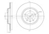 Гальмівний диск задн. Q5/A4/A6/A6/A7/A5/Q5/A4 08- CIFAM 800-1032C (фото 1)