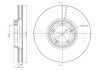 Гальмівний диск перед. Transit (04-06) CIFAM 800-714 (фото 1)