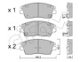 Гальмівні колодки пер. Hyundai ix35 /Tucson /Elantra /Kia Sportage 1.6-2.4 13- CIFAM 822-1164-0 (фото 1)