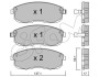 Колодки гальмівні (передні) Renault Latitude/Nissan Juke/Cube 09-/Tiida 07-12/Su CIFAM 822-404-0 (фото 1)