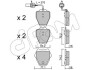 Гальмівні колодки пер. VW Phaeton 02-07 (TRW) CIFAM 822-774-1 (фото 1)