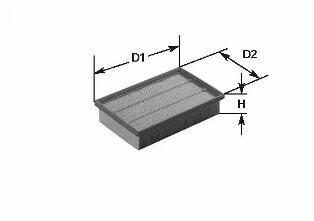 Воздушный фильтр CLEAN FILTERS MA 1014