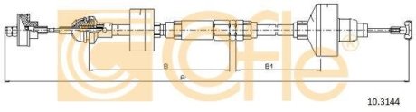 Трос, управление сцеплением COFLE 10.3144 (фото 1)