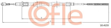 Трос ручника COFLE 10.4155 (фото 1)