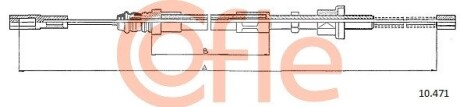Трос, стояночная тормозная система COFLE 10.471 (фото 1)