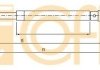 Трос, стояночная тормозная система COFLE 10.4722 (фото 1)