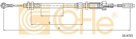 Трос ручника COFLE 10.4723 (фото 1)