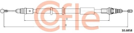 Трос ручника COFLE 10.6858